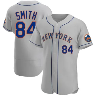 Men's Authentic Gray Kevin Smith New York Mets Road Jersey