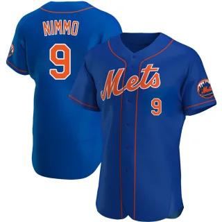 Men's Authentic Royal Brandon Nimmo New York Mets Alternate Jersey