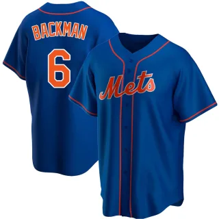 Men's Replica Royal Wally Backman New York Mets Alternate Jersey