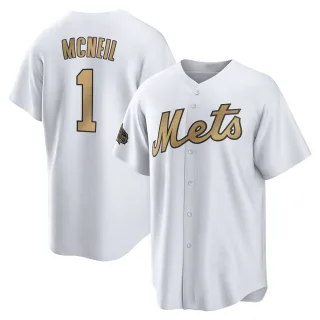 Men's Replica White Jeff McNeil New York Mets 2022 All-Star Game Jersey