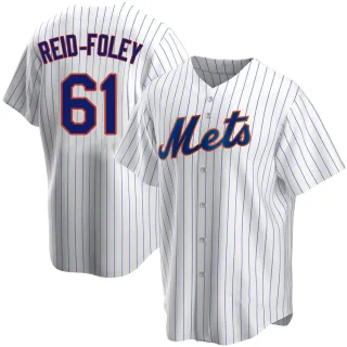 Men's Replica White Sean Reid-Foley New York Mets Home Jersey