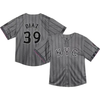 Toddler Limited Edwin Diaz New York Mets Graphite 2024 City Connect Jersey