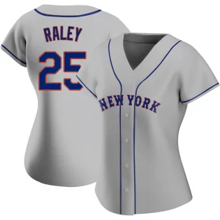 Women's Authentic Gray Brooks Raley New York Mets Road Jersey