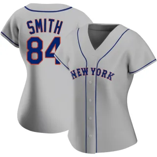Women's Authentic Gray Kevin Smith New York Mets Road Jersey