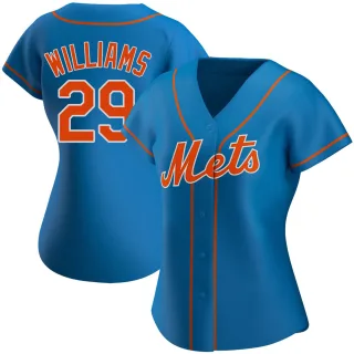 Women's Authentic Royal Trevor Williams New York Mets Alternate Jersey