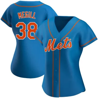 Women's Authentic Royal Tylor Megill New York Mets Alternate Jersey