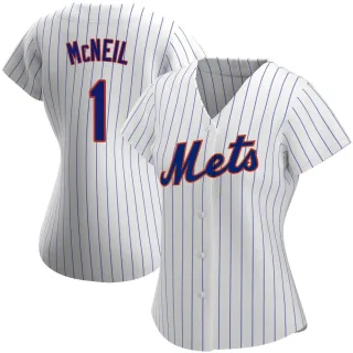 Women's Authentic White Jeff McNeil New York Mets Home Jersey