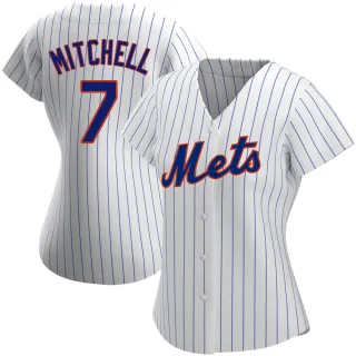 Women's Authentic White Kevin Mitchell New York Mets Home Jersey