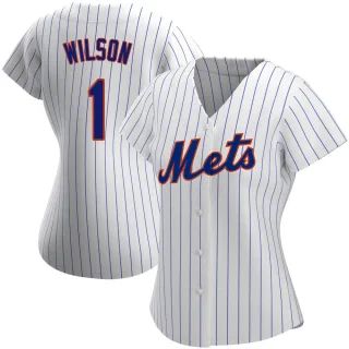 Women's Authentic White Mookie Wilson New York Mets Home Jersey