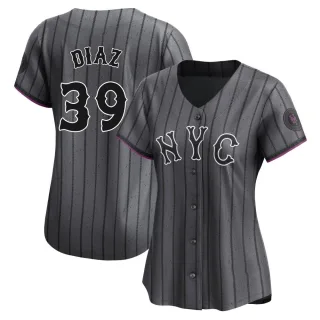 Women's Limited Edwin Diaz New York Mets Graphite 2024 City Connect Jersey