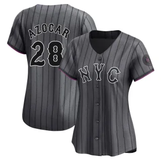 Women's Limited Jose Azocar New York Mets Graphite 2024 City Connect Jersey