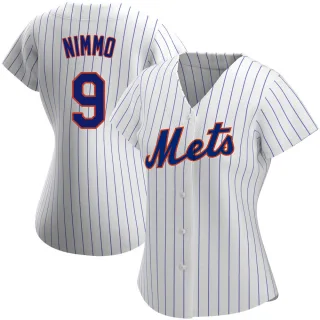 Women's Replica White Brandon Nimmo New York Mets Home Jersey