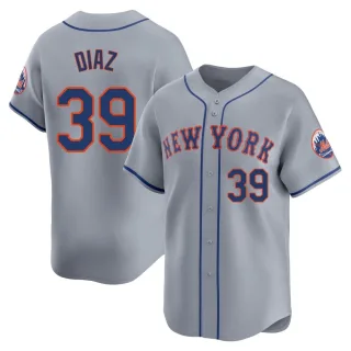 Youth Limited Gray Edwin Diaz New York Mets Away Jersey