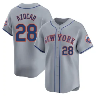 Youth Limited Gray Jose Azocar New York Mets Away Jersey
