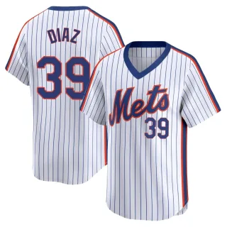 Youth Limited White Edwin Diaz New York Mets Cooperstown Collection Jersey
