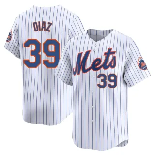 Youth Limited White Edwin Diaz New York Mets Home Jersey