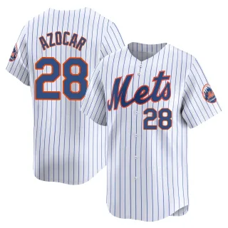 Youth Limited White Jose Azocar New York Mets Home Jersey