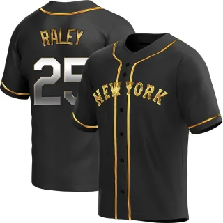 Youth Replica Black Golden Brooks Raley New York Mets Alternate Jersey