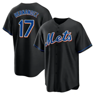 Youth Replica Black Keith Hernandez New York Mets 2022 Alternate Jersey