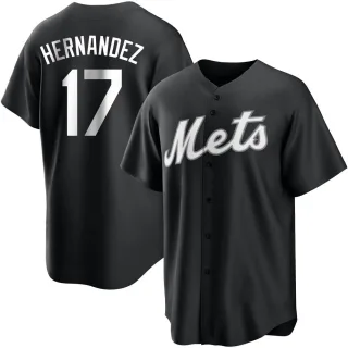 Youth Replica Black/White Keith Hernandez New York Mets Jersey