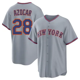 Youth Replica Gray Jose Azocar New York Mets Away 2.0 Jersey