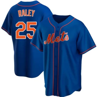 Youth Replica Royal Brooks Raley New York Mets Alternate Jersey
