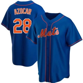 Youth Replica Royal Jose Azocar New York Mets Alternate Jersey