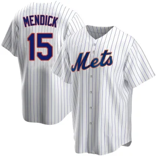 Danny Mendick #15 - Game Used Black Jersey - 1-3, 2B - Mets vs. Angels -  8/25/23