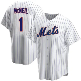 Youth Replica White Jeff McNeil New York Mets Home Jersey