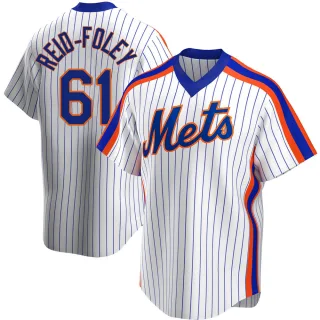 Youth Replica White Sean Reid-Foley New York Mets Home Cooperstown Collection Jersey